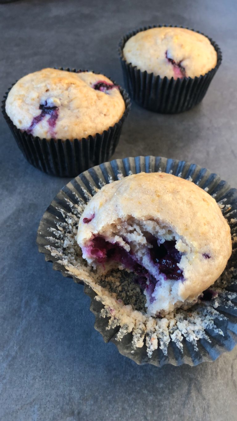 Köstliche Heidelbeer-Joghurt-Muffins | vegan - Genau Greta