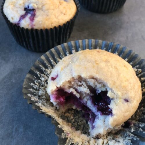 Köstliche Heidelbeer-Joghurt-Muffins | vegan - Genau Greta